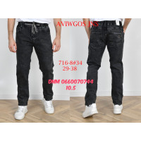 Aviwgos Джогери брюки чорного кольору Joggers 29-38 716-8