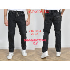Aviwgos Джогери брюки чорного кольору Joggers 29-38 716-8