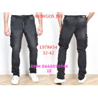 Aviwgos Джогери брюки чорного кольору Joggers 32-42 978