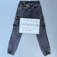 Aviwgos Джоггери джинси сірого кольору з боковими кишенями 29-38 711-17