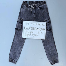 Aviwgos Джоггери джинси сірого кольору з боковими кишенями 29-38 711-17