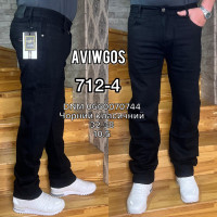 Aviwgos Класичні джинси чорного кольору Classic fit 32-38 712-4
