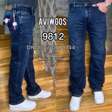 Aviwgos Класичні джинси синього кольору Classic fit 32-38 9812