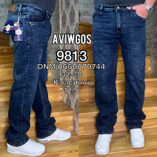 Aviwgos Класичні джинси синього кольору Classic fit 32-38 9813