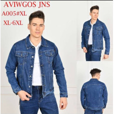 Aviwgos Куртка джинсова синього кольору Jacket XL-6XL 005