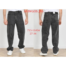 Aviwgos Класичні джинси сірого кольору Classic fit 27-34 715-11