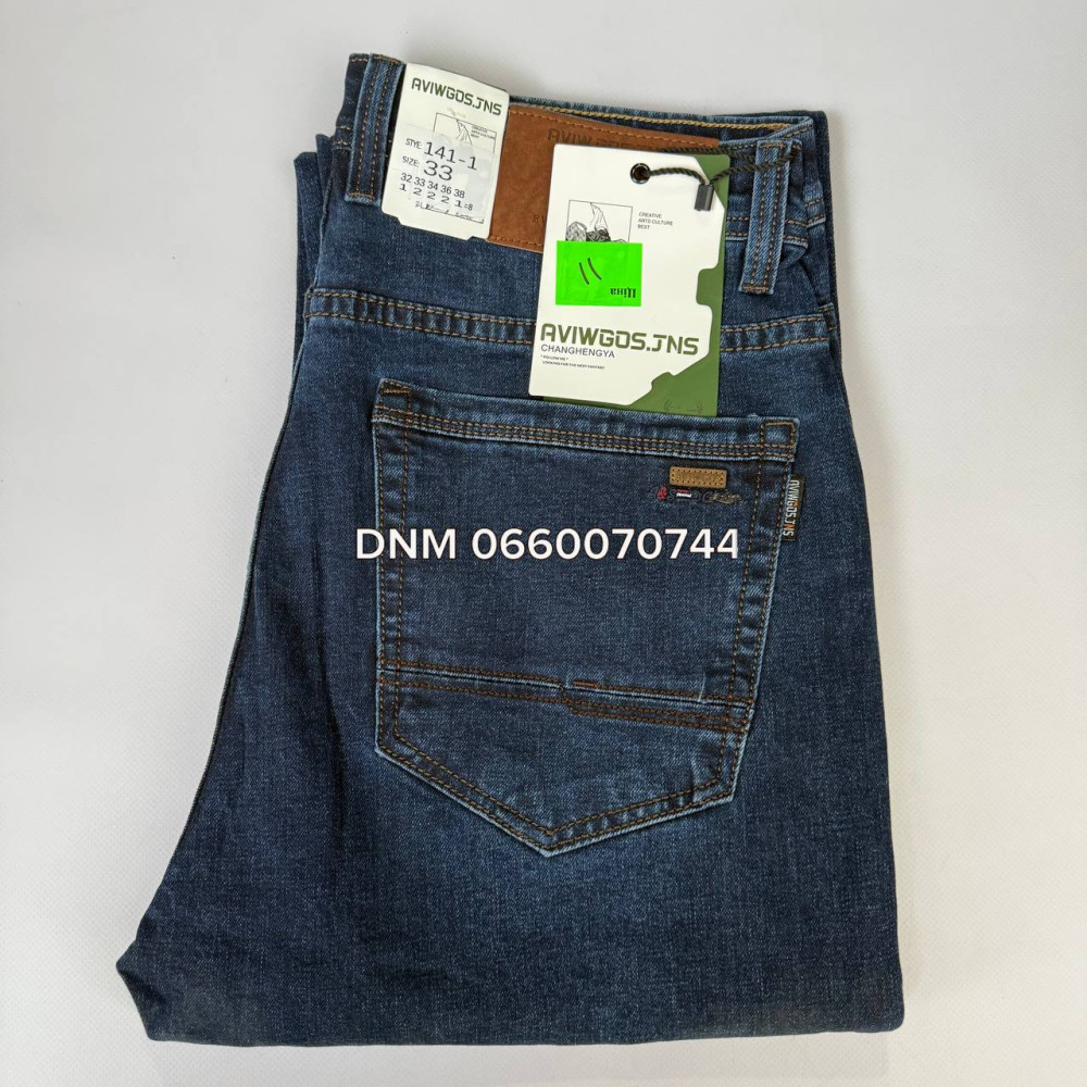Aviwgos Класичні джинси синього кольору Classic fit 32-38 141-1