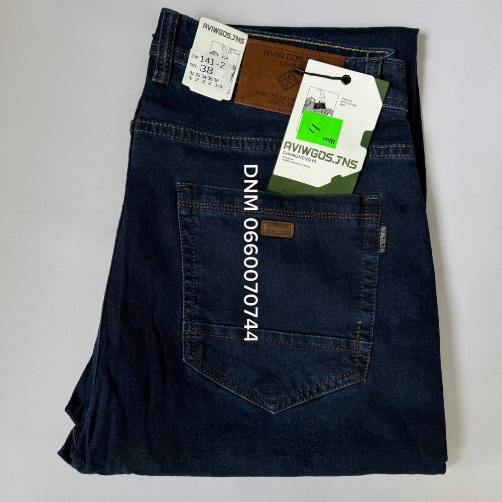 Aviwgos Класичні джинси синього кольору Classic fit 32-38 141-2
