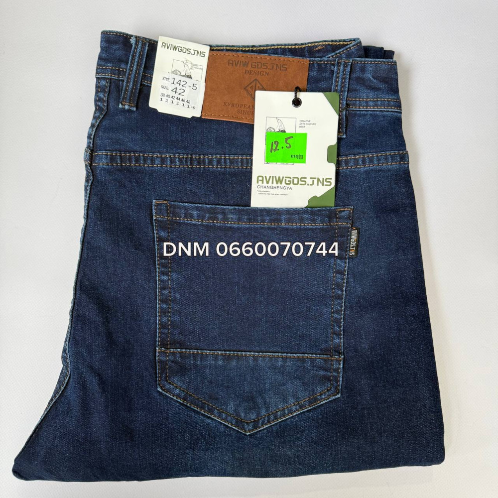Aviwgos Класичні джинси синього кольору Classic fit 38-48 142-5
