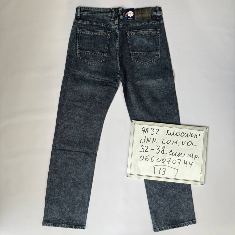 Aviwgos Класичні джинси синього кольору Classic fit 32-38 9832