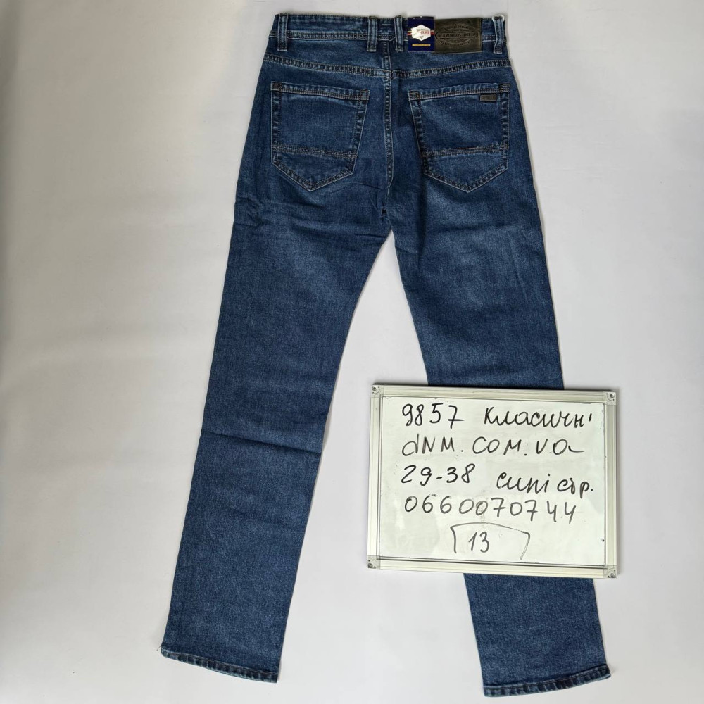 Aviwgos Класичні джинси синього кольору Classic fit 29-38 9857