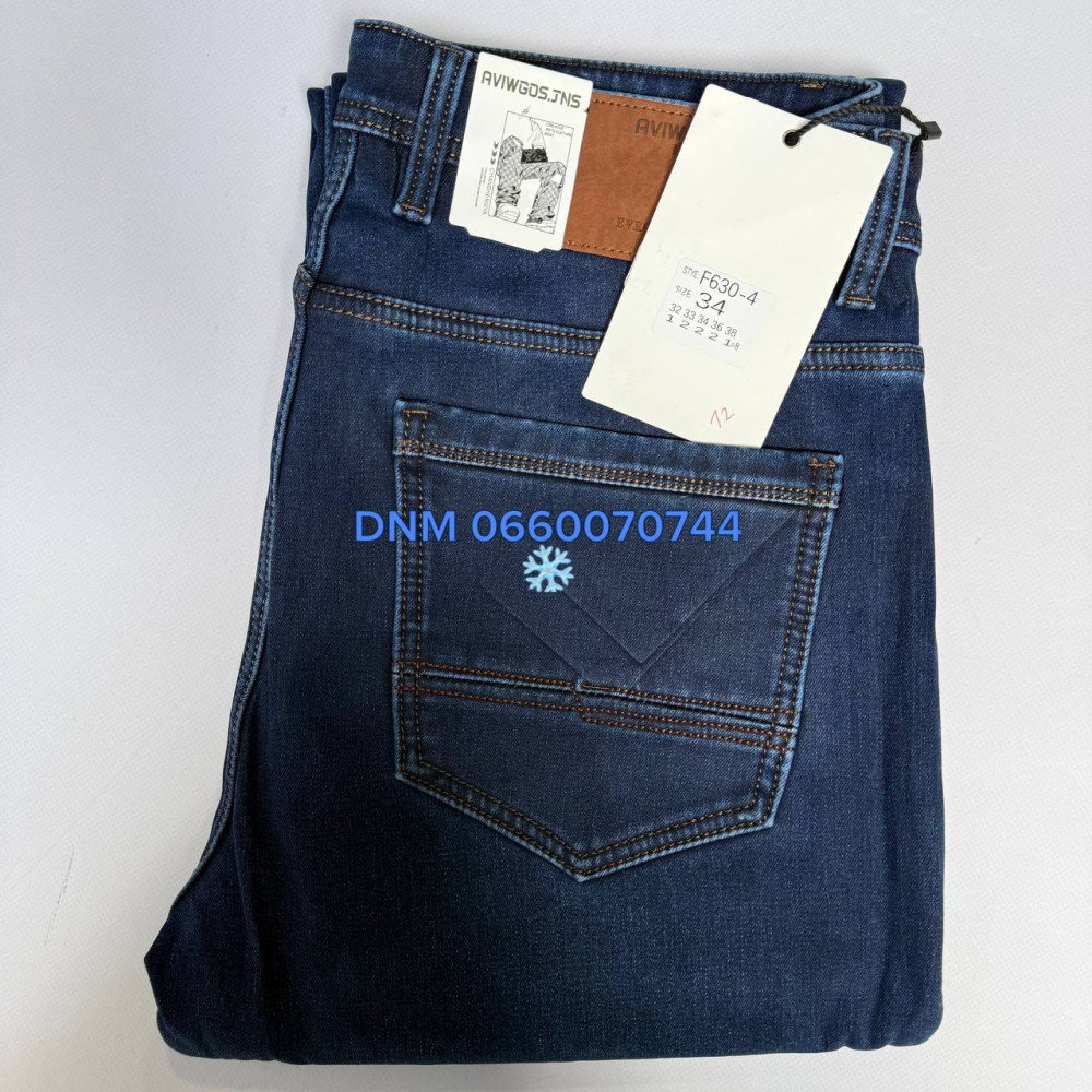Aviwgos Класичні джинси синього кольору Classic fit 32-38 630-4