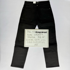 Aviwgos Класичні джинси чорного кольору Classic fit 32-38 712-13