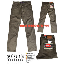 Aviwgos Класичні джинси оливкового кольору Classic fit 32-40 039-37-10
