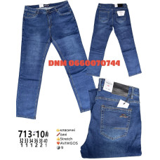 Aviwgos Класичні джинси синього кольору Classic fit 32-40 713-10