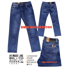 Aviwgos Класичні джинси синього кольору Classic fit 32-38 9155