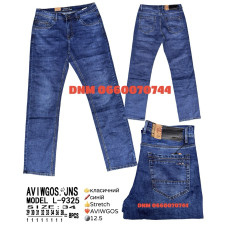 Aviwgos Класичні джинси синього кольору Classic fit 29-38 9325