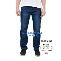 Baron Класичні джинси синього кольору Classic fit 34-42 4205