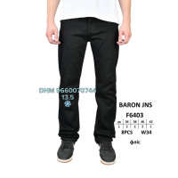 Baron Класичні джинси чорного кольору Classic fit 34-42 6403