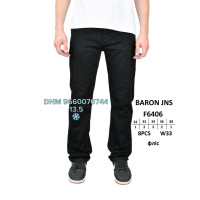Baron Класичні джинси чорного кольору Classic fit 32-38 6406
