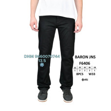 Baron Класичні джинси чорного кольору Classic fit 32-38 6406