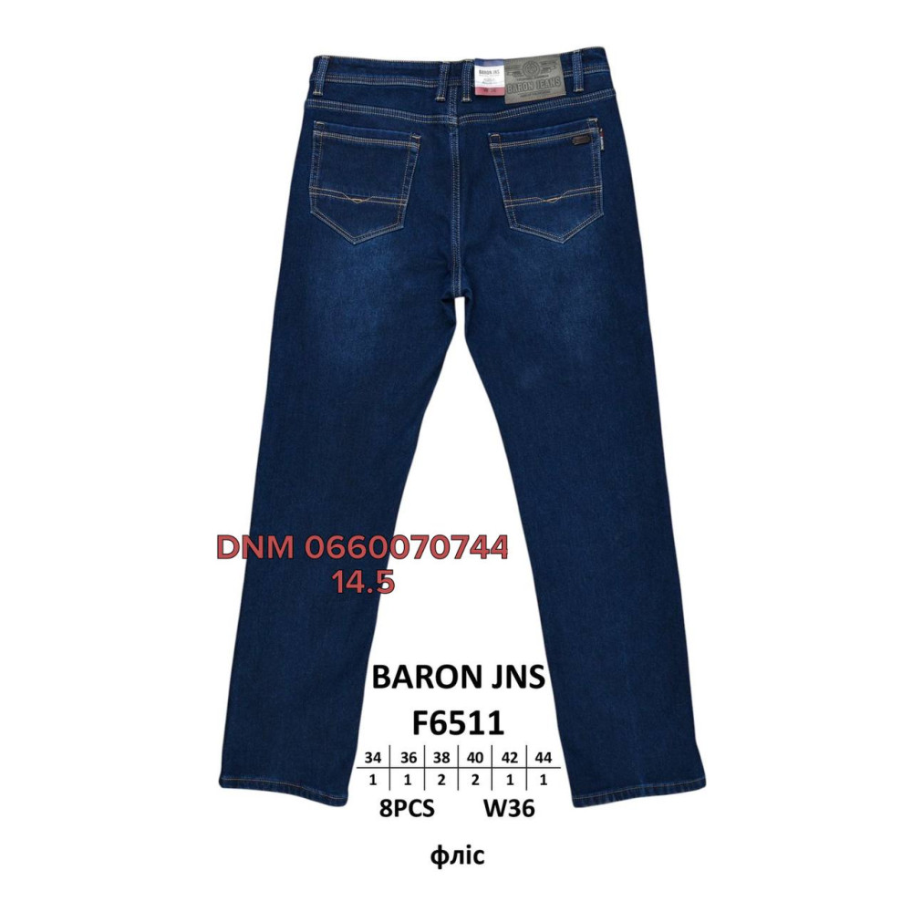 Baron Класичні джинси синього кольору Classic fit 34-44 6511
