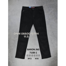Baron Класичні джинси чорного кольору Classic fit 34-44 7108-1