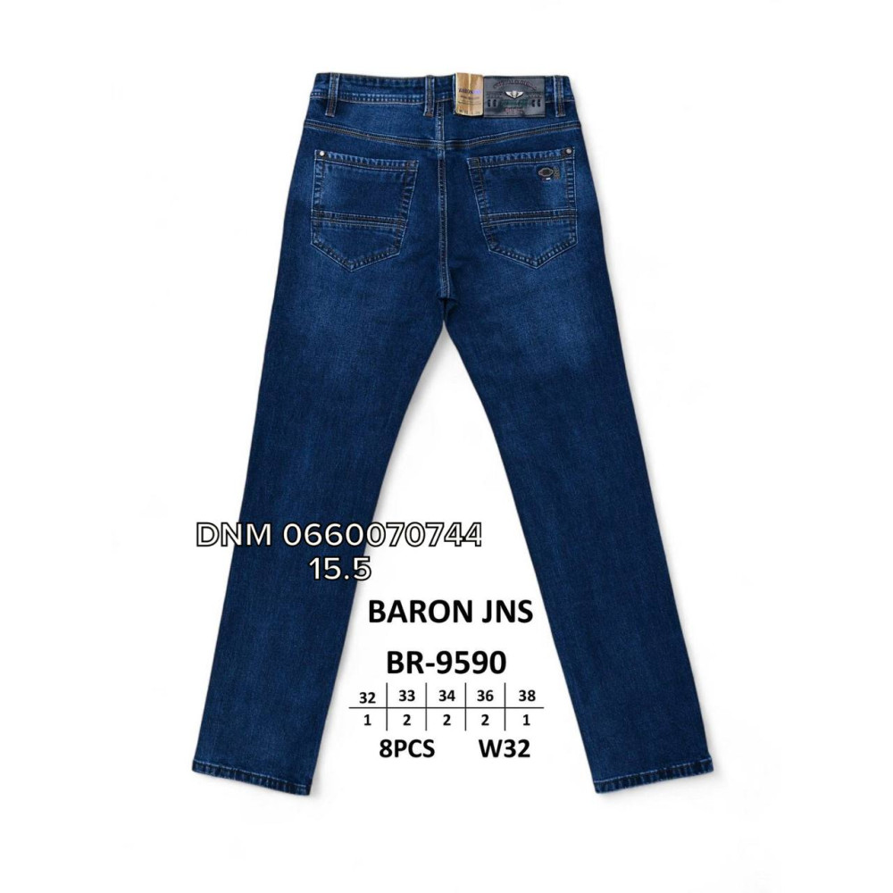 Baron Класичні джинси синього кольору Classic fit 32-38 9590