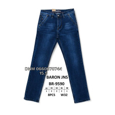 Baron Класичні джинси синього кольору Classic fit 32-38 9590