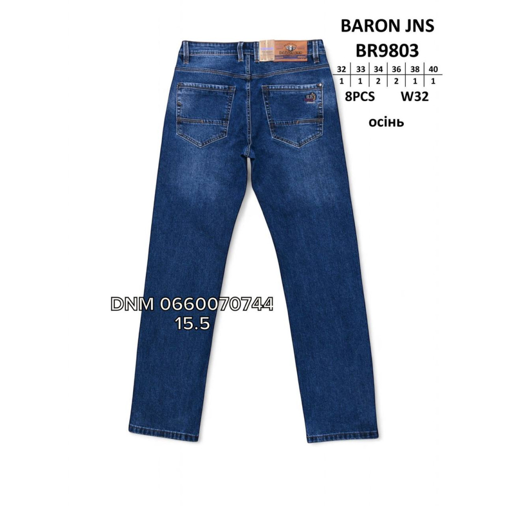 Baron Класичні джинси синього кольору Classic fit 32-40 9803
