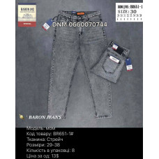 Baron Мом джинси сірого кольору Mom fit 29-38 651-1
