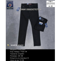 Baron Класичні джинси чорного кольору Classic fit 29-38 7100-1