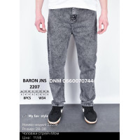 Baron Мом джинси сірого кольору Mom fit 28-36 2207