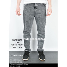 Baron Мом джинси сірого кольору Mom fit 29-38 2208