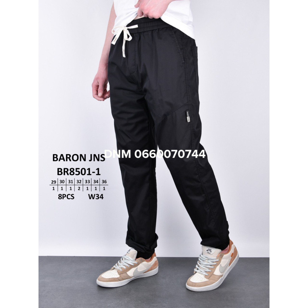 Baron Джогери брюки чорного кольору Joggers 29-36 8501-1