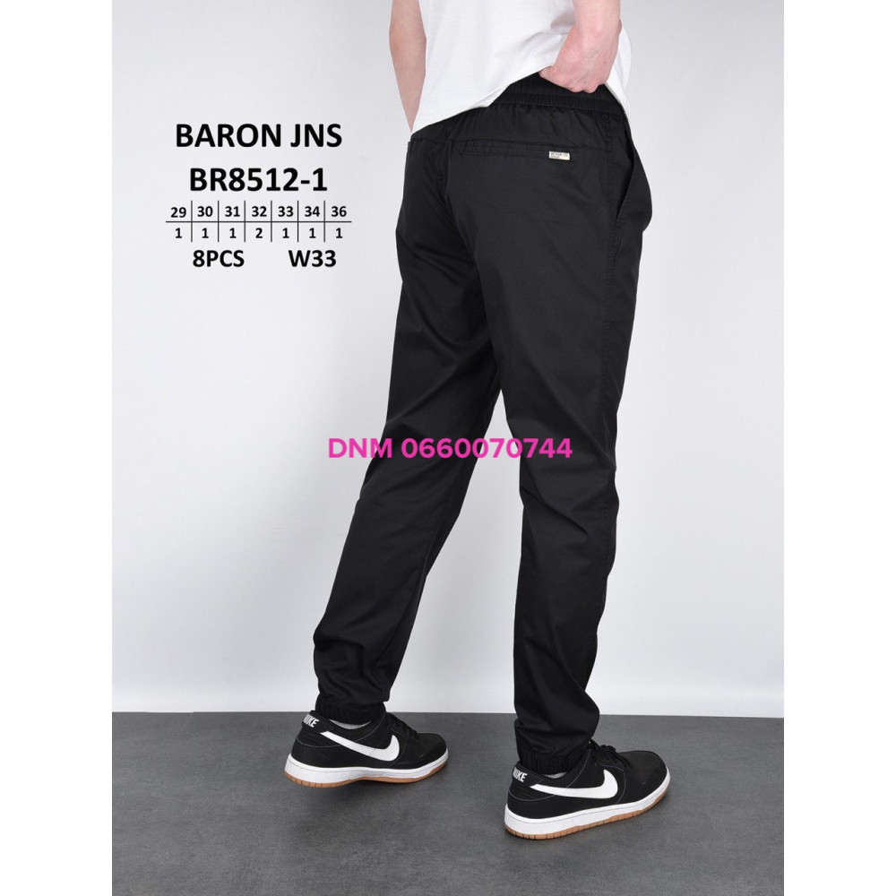 Baron Джогери брюки чорного кольору Joggers 29-36 8512-1