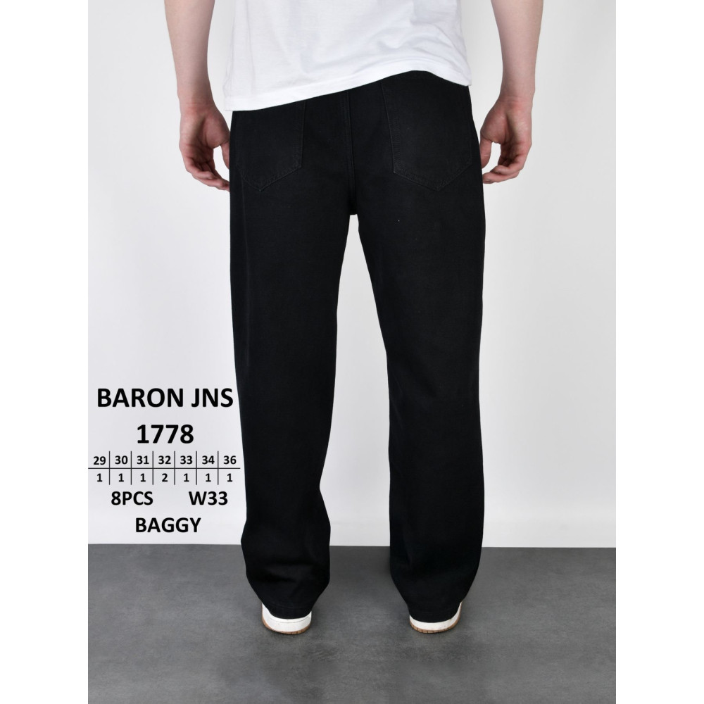 Baron Баггі джинси чорного кольору Baggy 29-36 1778