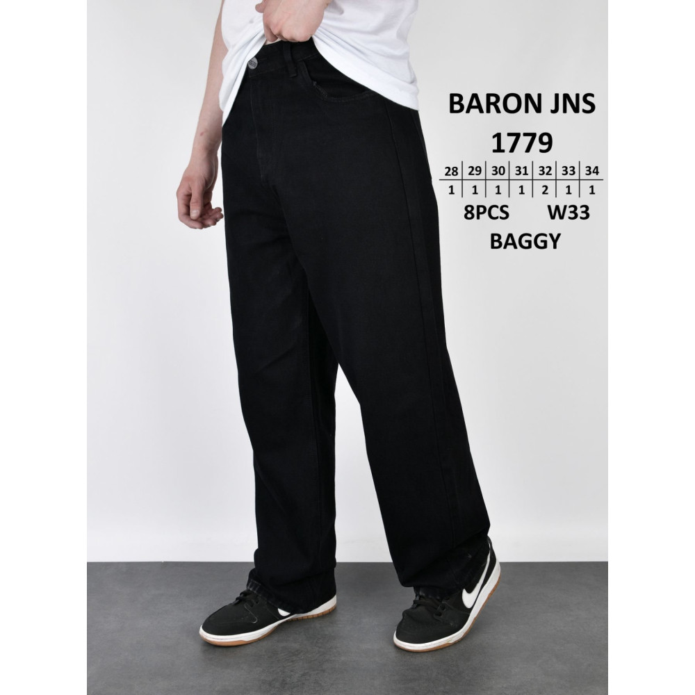 Baron Баггі джинси чорного кольору Baggy 28-34 1779