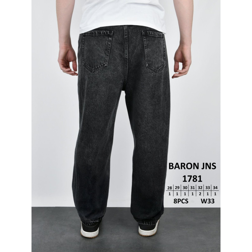 Baron Скейтер джинси сірого кольору Skater 28-34 1781