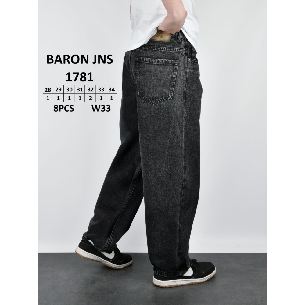 Baron Скейтер джинси сірого кольору Skater 28-34 1781
