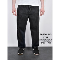 Baron Скейтери джинси чорного кольору Skater 28-36 1781