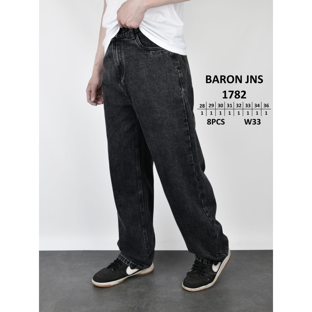 Baron Баггі джинси сірого кольору Baggy 28-36 1782