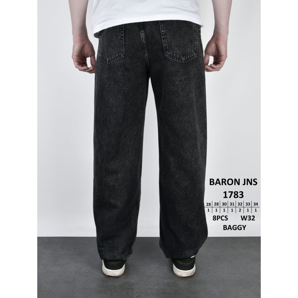 Baron Баггі джинси сірого кольору Baggy 28-34 1783