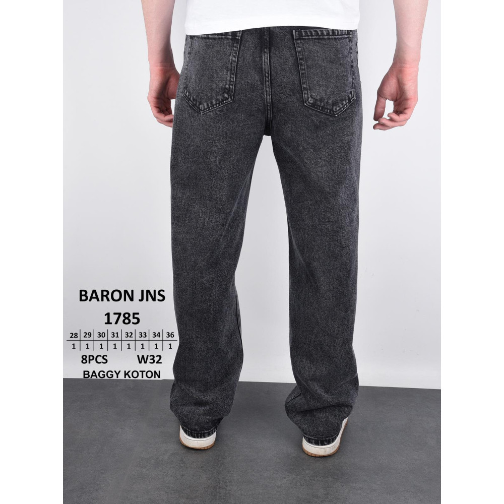 Baron Баггі джинси сірого кольору Baggy 28-36 1785