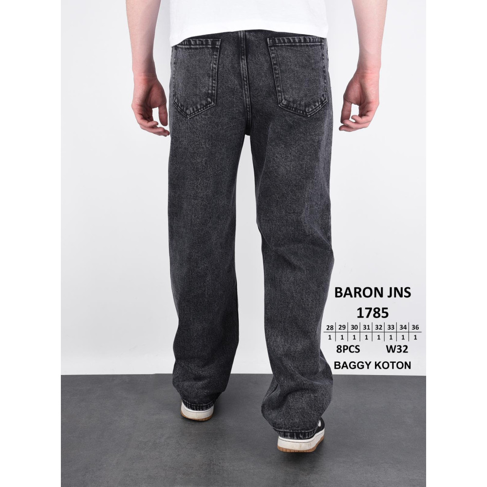Baron Баггі джинси сірого кольору Baggy 28-36 1785