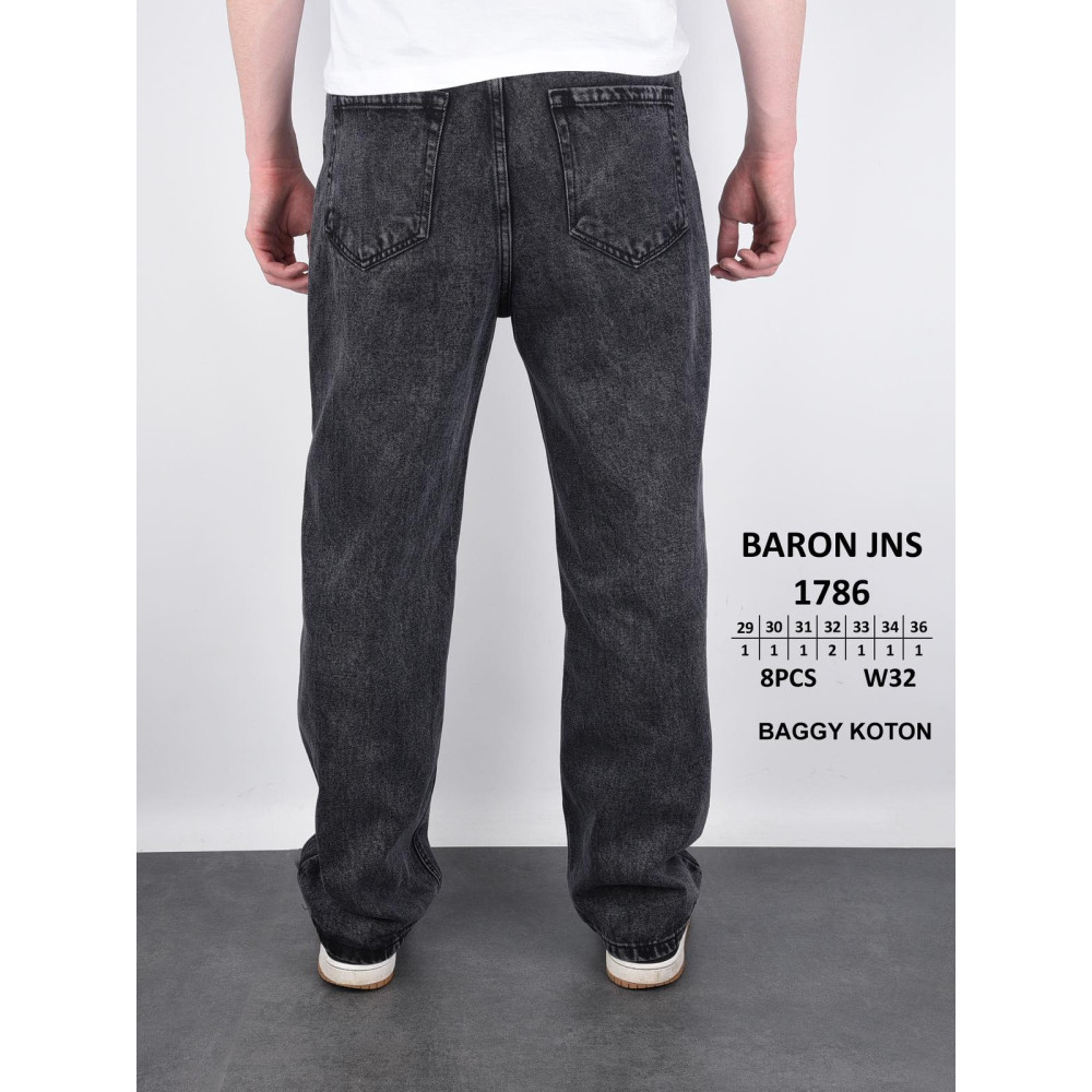 Baron Баггі джинси сірого кольору Baggy 29-36 1786