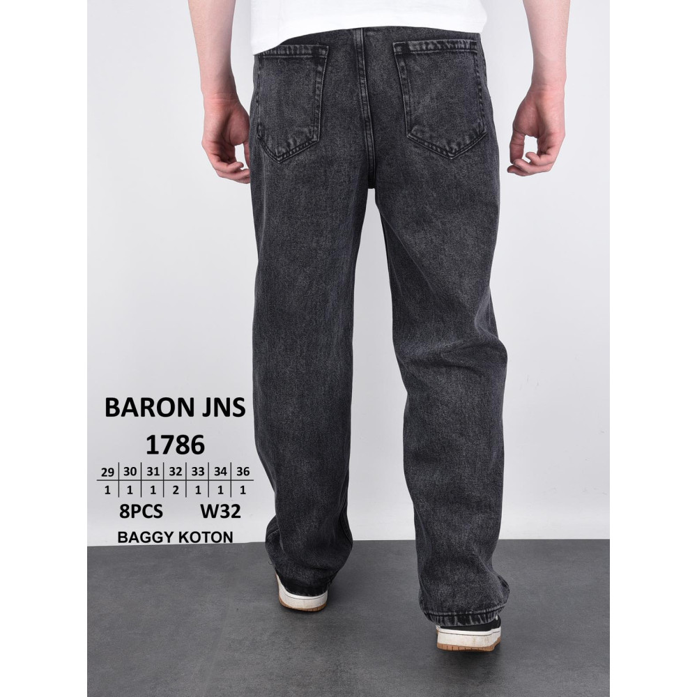 Baron Баггі джинси сірого кольору Baggy 29-36 1786