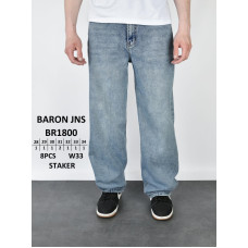 Baron Скейтер джинси блакитного кольору Skater 28-34 1800