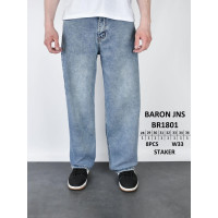 Baron Скейтер джинси блакитного кольору Skater 28-36 1801