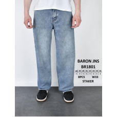 Baron Скейтер джинси блакитного кольору Skater 28-36 1801
